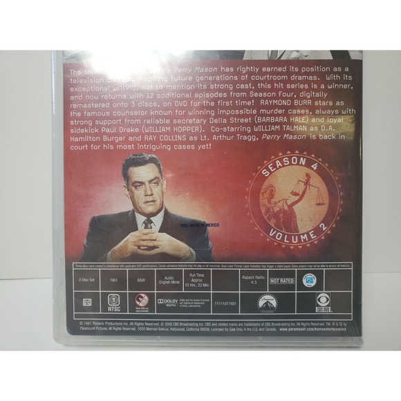 Perry Mason: Season 4, Vol. 2 Raymond Burr, Barbara Hale, William Hopper, Ray C - Picture 5 of 8